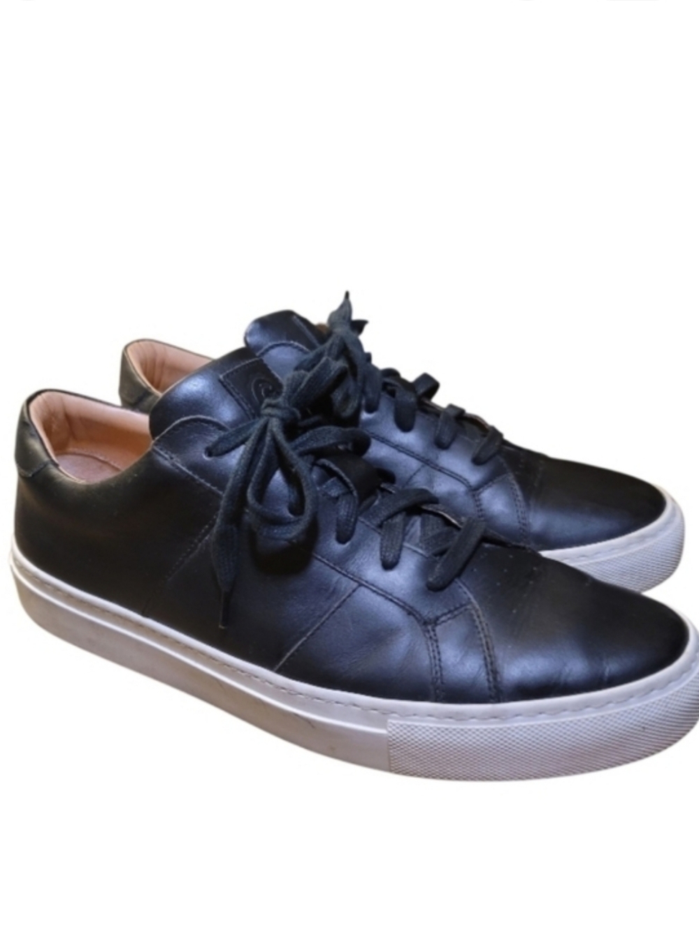 Greats Brooklyn Men's Black Leather Sneakers Size 8.5 Made In Italy